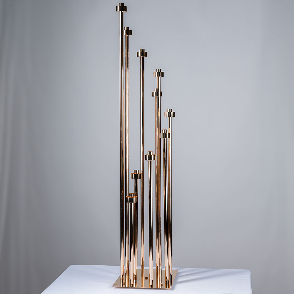 Modern Gold žvakidė — vaizdas 2